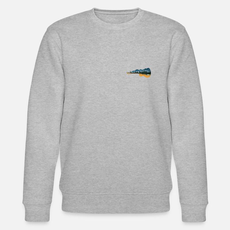 Gitarre/Wald - Stanley/Stella Unisex Bio-Sweatshirt CHANGER - Grau meliert