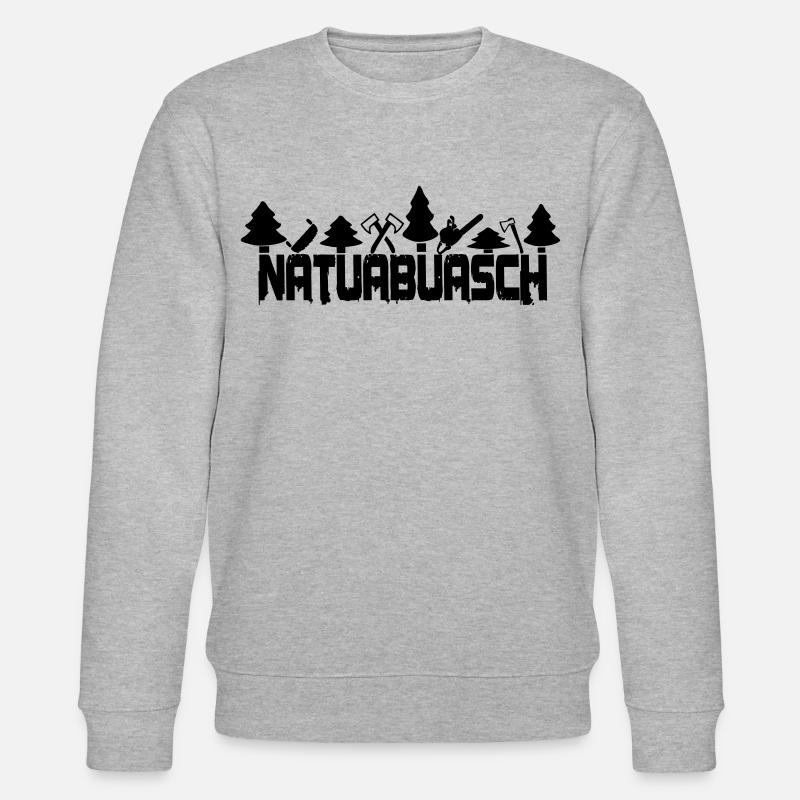 Wald Natuabuasch - Stanley/Stella Unisex Bio-Sweatshirt CHANGER - Grau meliert