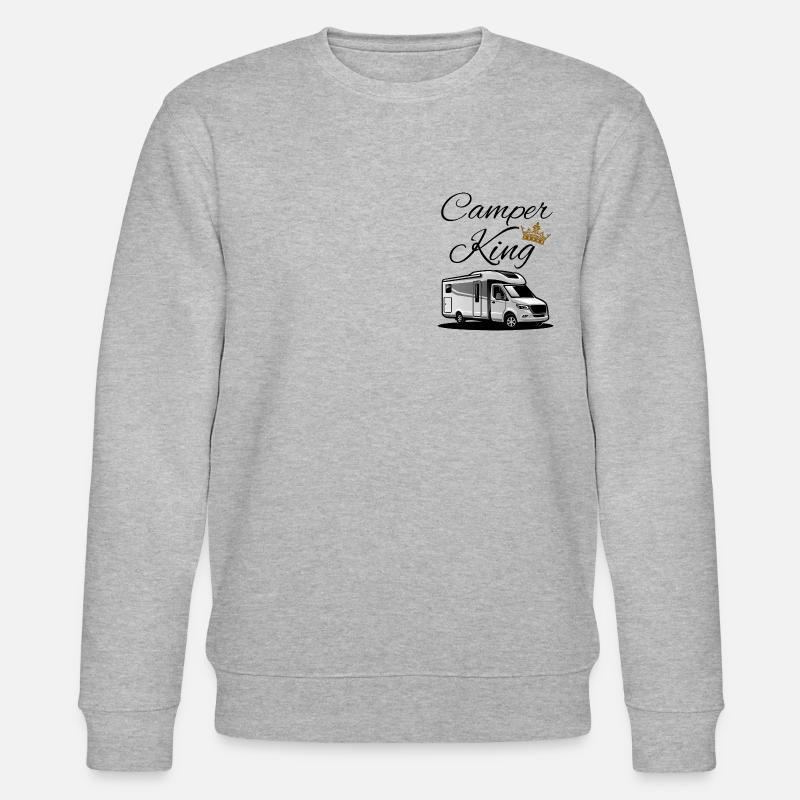 Camper King-Camper King - Stanley/Stella CHANGER Unisex Organic Sweatshirt - heather grey