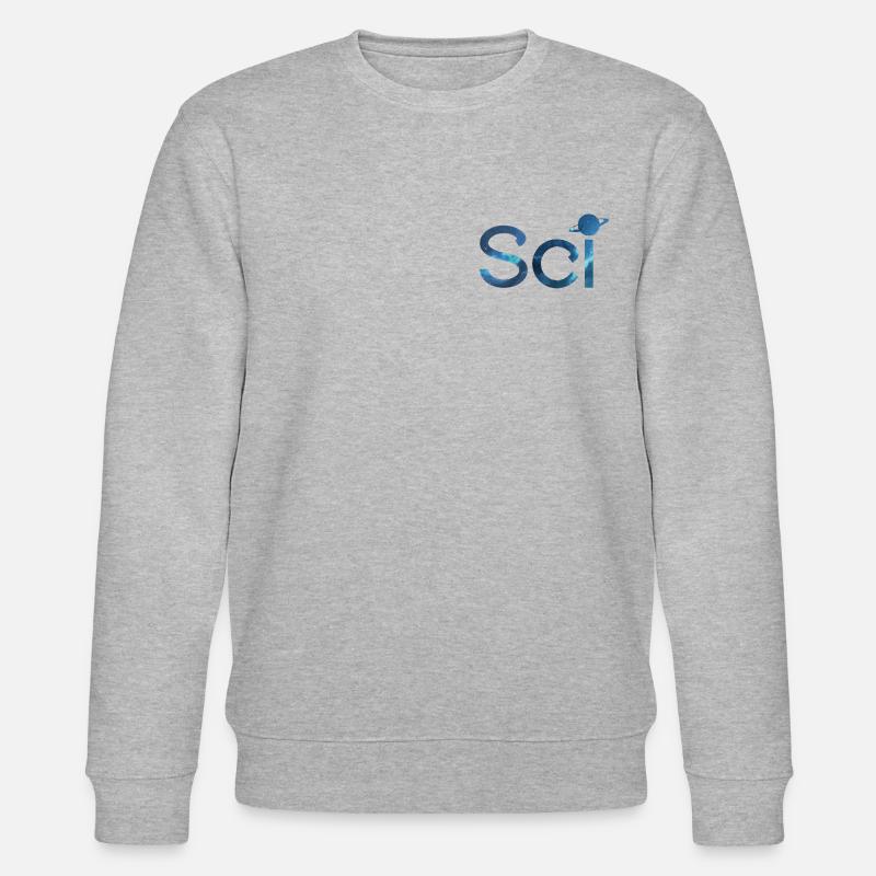"Sci" Scicraft Server Merchandise - Stanley/Stella Unisex Bio-Sweatshirt CHANGER  - Grau meliert