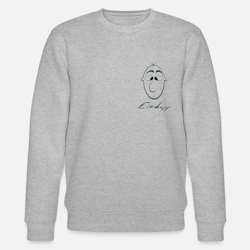 Eierkopp noir - Sweat bio CHANGER Stanley/Stella Unisexe - gris chiné