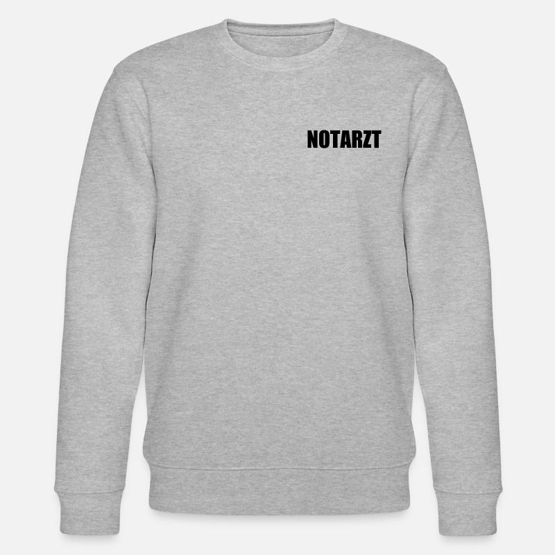 Notarzt - Stanley/Stella Unisex Bio-Sweatshirt CHANGER  - Grau meliert