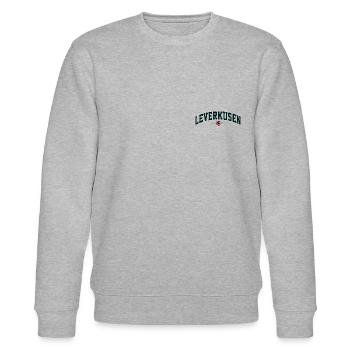 LEVERKUSEN - Stanley/Stella Unisex Bio-Sweatshirt CHANGER  - Grau meliert - Vorne - Nik (191cm) & Marisol (170cm)