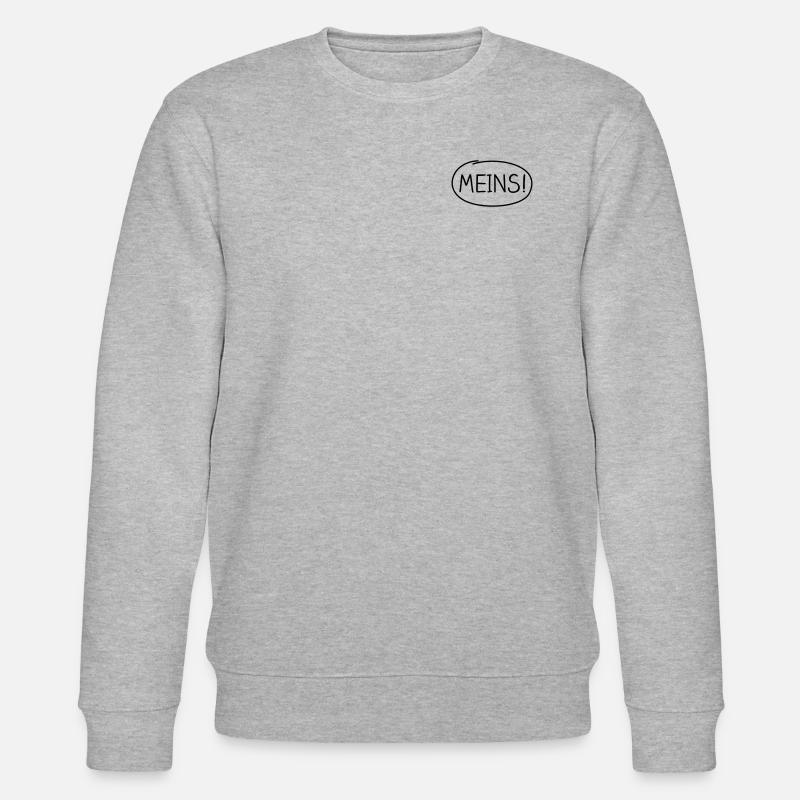 Meins! – markiert - Stanley/Stella Unisex Bio-Sweatshirt CHANGER  - Grau meliert