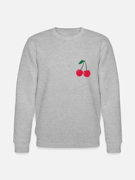 cherry - Stanley/Stella CHANGER Unisex Organic Sweatshirt - heather grey