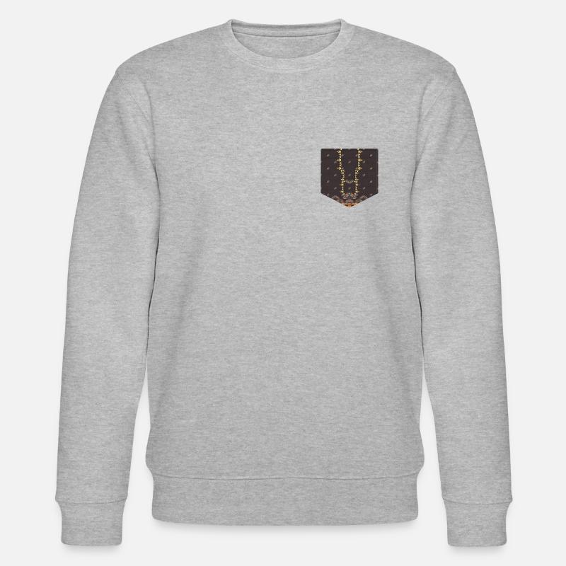 Brusttasche Urban - Stanley/Stella Unisex Bio-Sweatshirt CHANGER  - Grau meliert