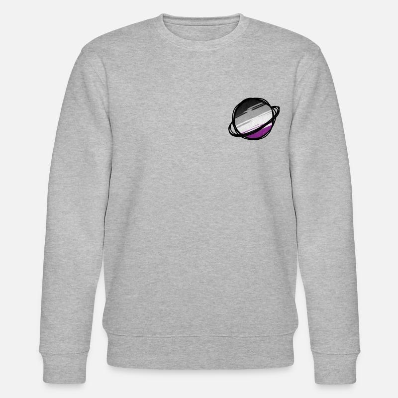 Planète asexuée - Sweat bio CHANGER Stanley/Stella Unisexe - gris chiné