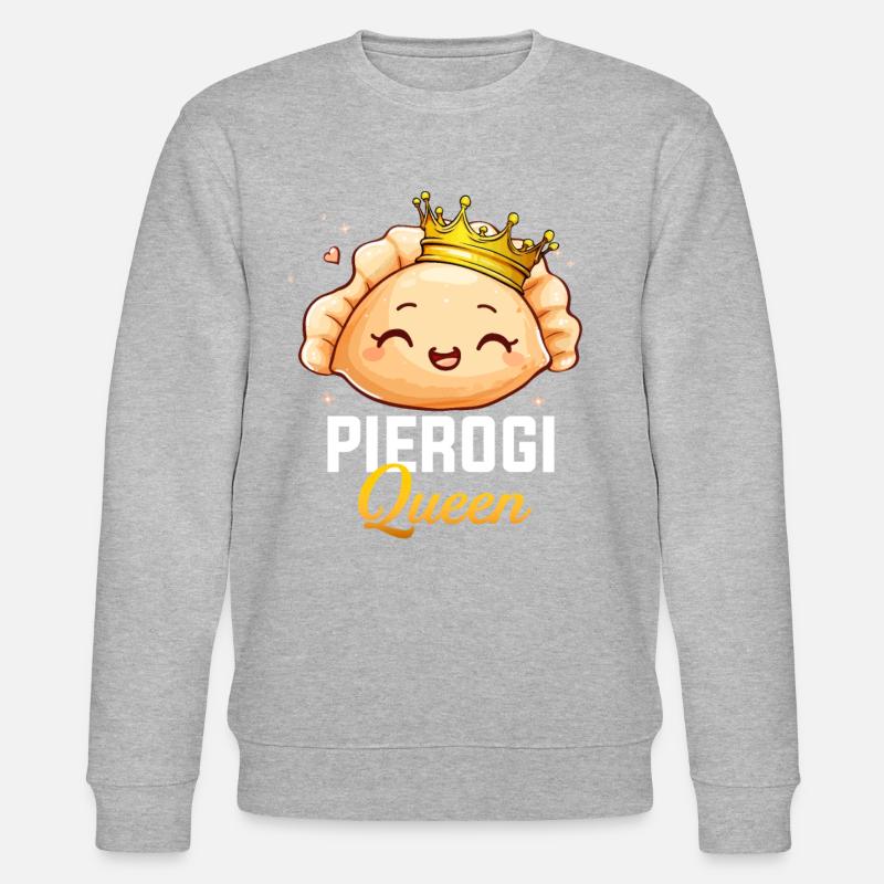 Pierogi princesse polonais Pierogi - Sweat bio CHANGER Stanley/Stella Unisexe - gris chiné