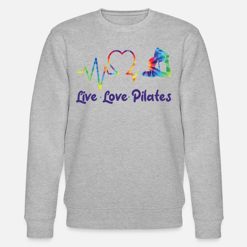 Pilates Instructor Teacher - Stanley/Stella Unisex Bio-Sweatshirt CHANGER  - Grau meliert