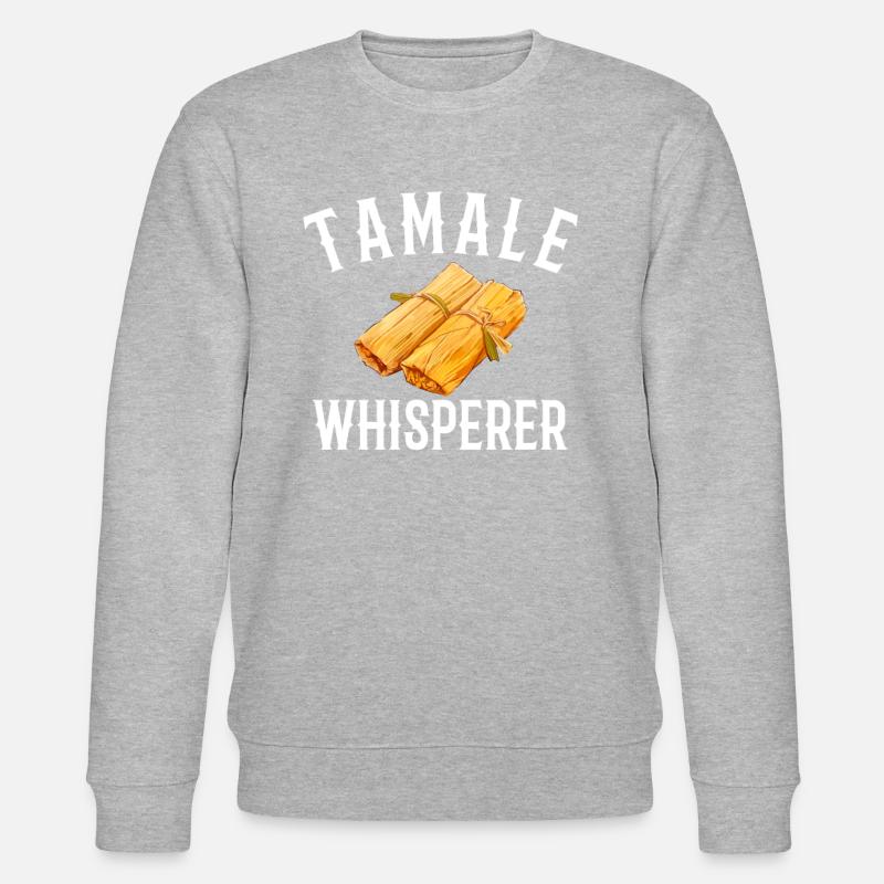 tamale mexican food - Stanley/Stella Unisex Bio-Sweatshirt CHANGER  - Grau meliert