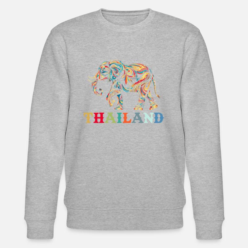Elephant Thailand - Stanley/Stella Unisex Bio-Sweatshirt CHANGER  - Grau meliert