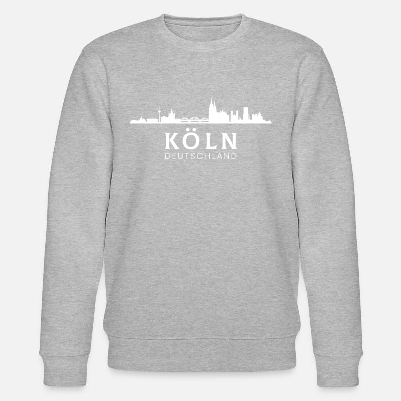 Cologne, Cologne, germany, Germany - Stanley/Stella CHANGER Unisex Organic Sweatshirt - heather grey
