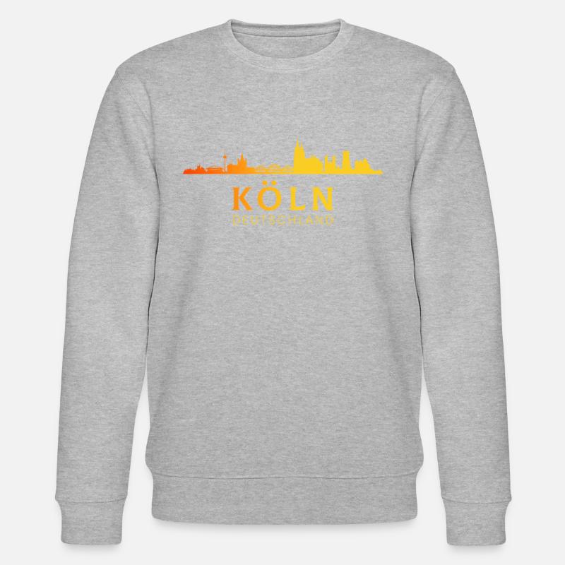 deutschland germany - Stanley/Stella Unisex Bio-Sweatshirt CHANGER - Grau meliert