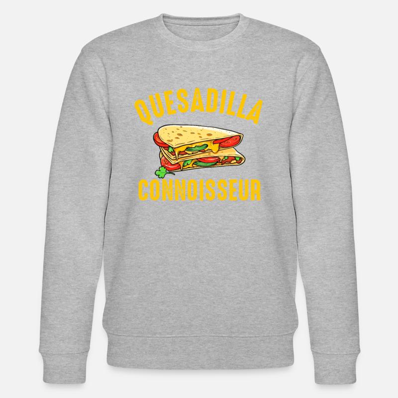 quesadilla connoisseur - Stanley/Stella Unisex Bio-Sweatshirt CHANGER  - Grau meliert