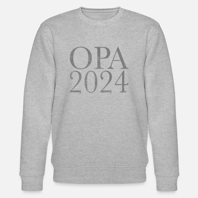 Opa 2024 - Stanley/Stella Unisex Bio-Sweatshirt CHANGER  - Grau meliert