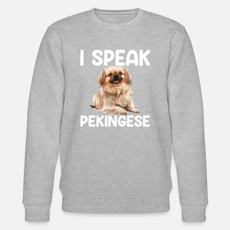 Je parle pékinois - Sweat bio CHANGER Stanley/Stella Unisexe - gris chiné