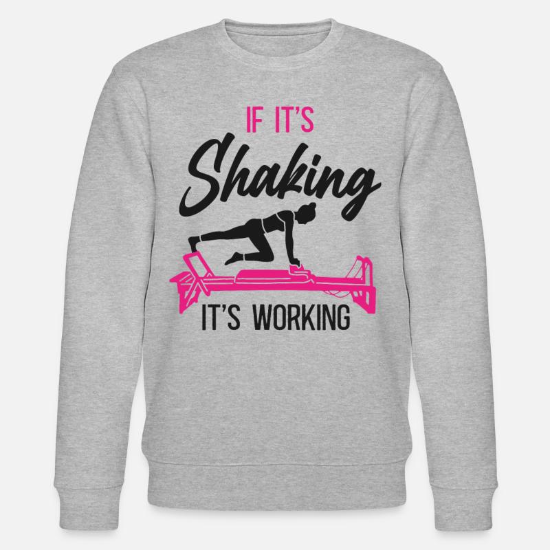Pilates Instructor Teacher If - Stanley/Stella Unisex Bio-Sweatshirt CHANGER  - Grau meliert
