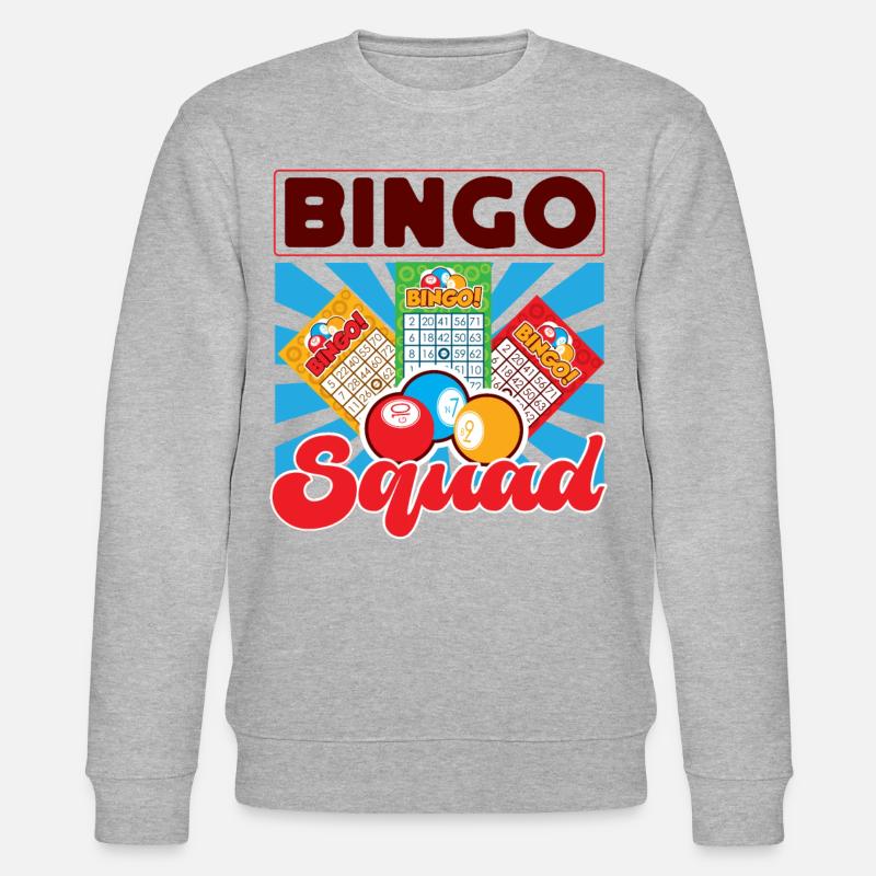 Joueur de bingo Bingo Squad - Sweat bio CHANGER Stanley/Stella Unisexe - gris chiné