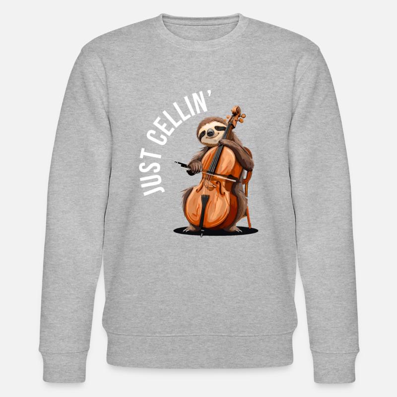 Violoncelle Just Cellin - Sweat bio CHANGER Stanley/Stella Unisexe - gris chiné