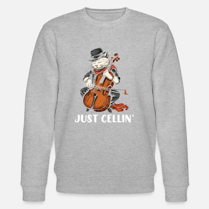 Violoncelle Just Cellin - Sweat bio CHANGER Stanley/Stella Unisexe - gris chiné
