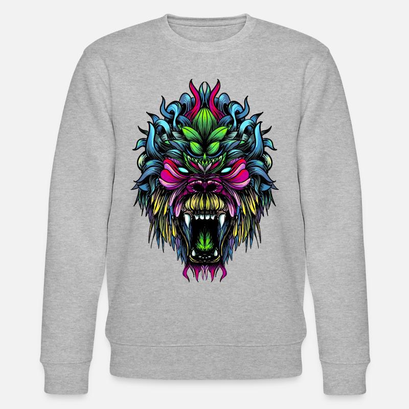 Couleur gorille - Sweat bio CHANGER Stanley/Stella Unisexe - gris chiné