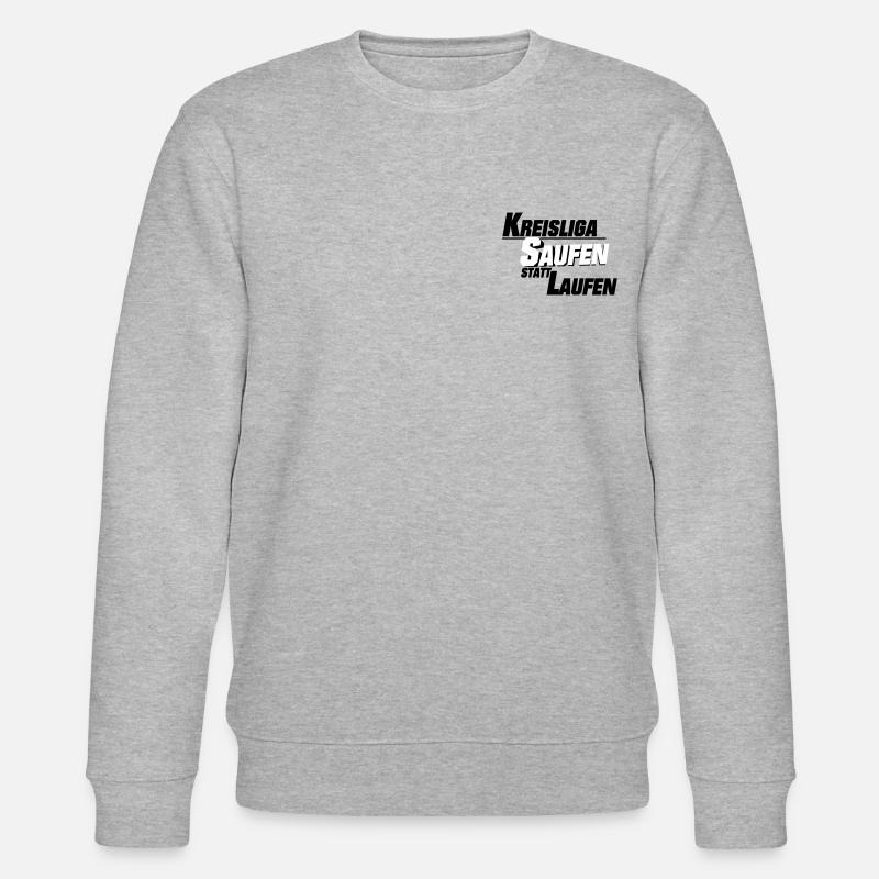 kreisliga_saufi - Stanley/Stella Unisex Bio-Sweatshirt CHANGER  - Grau meliert