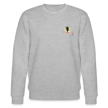 Limonada Vacation Club - Stanley/Stella Unisex Bio-Sweatshirt CHANGER  - Grau meliert - Vorne - Nik (191cm) & Marisol (170cm)