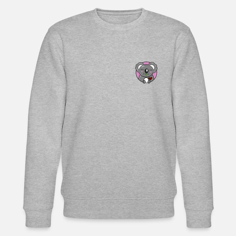 Koala - Stanley/Stella Unisex Bio-Sweatshirt CHANGER  - Grau meliert