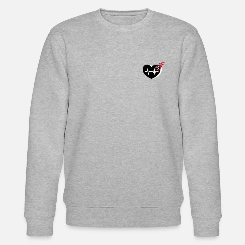 Fußball - Stanley/Stella Unisex Bio-Sweatshirt CHANGER  - Grau meliert