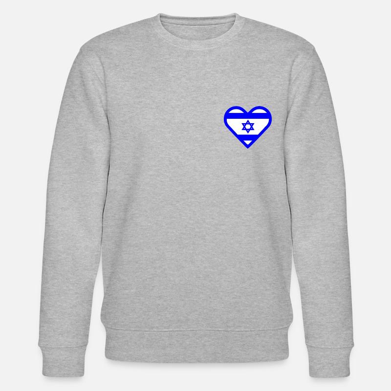 Israel - Stanley/Stella Unisex Bio-Sweatshirt CHANGER  - Grau meliert