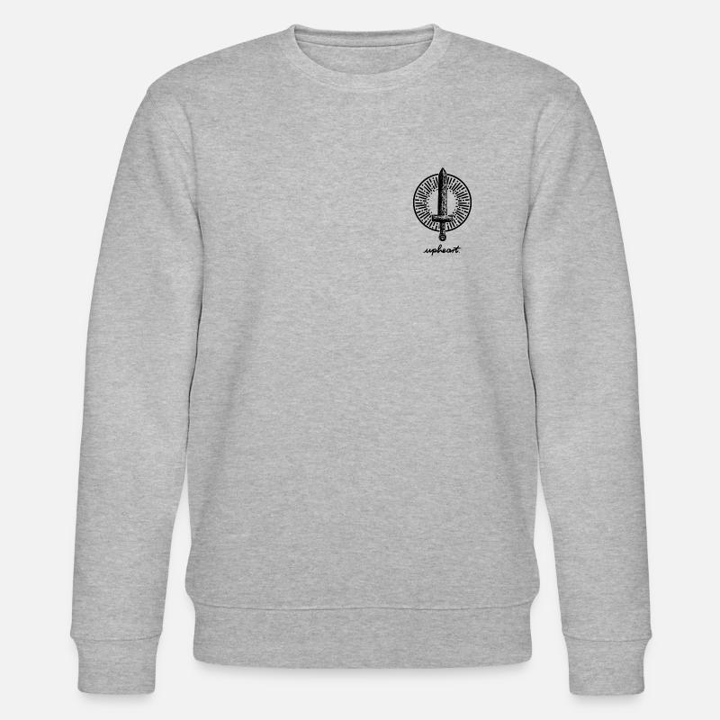 Holzschwert - Stanley/Stella Unisex Bio-Sweatshirt CHANGER  - Grau meliert