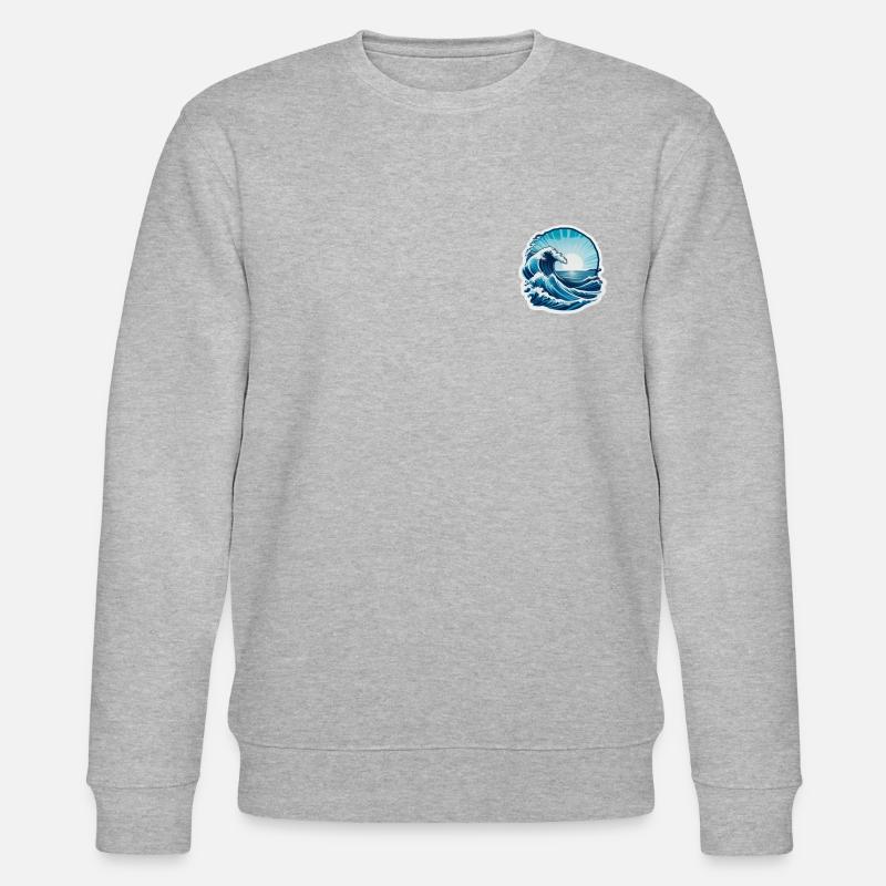 Surfez sur la vague - Sweat bio CHANGER Stanley/Stella Unisexe - gris chiné