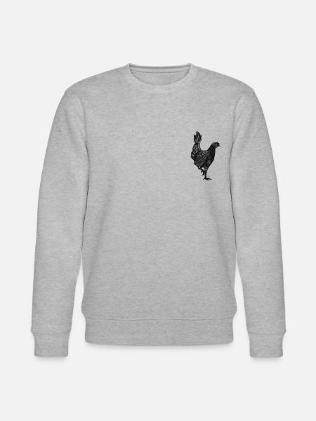 Rooster Klein - Stanley/Stella Unisex Bio-Sweatshirt CHANGER - Grau meliert