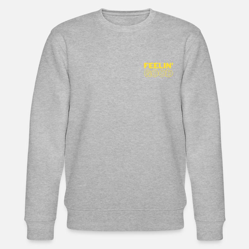 FEELIN' GOOD - Stanley/Stella Unisex Bio-Sweatshirt CHANGER  - Grau meliert