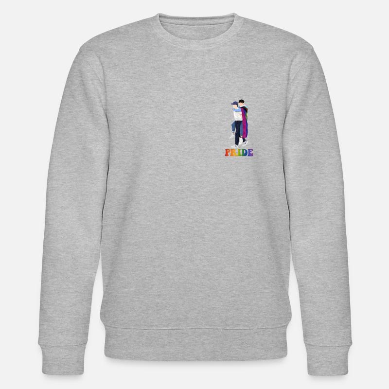 Fierté hearttoper - Sweat bio CHANGER Stanley/Stella Unisexe - gris chiné