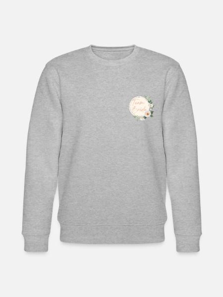 Team Bride - Stanley/Stella Unisex Bio-Sweatshirt CHANGER - Grau meliert
