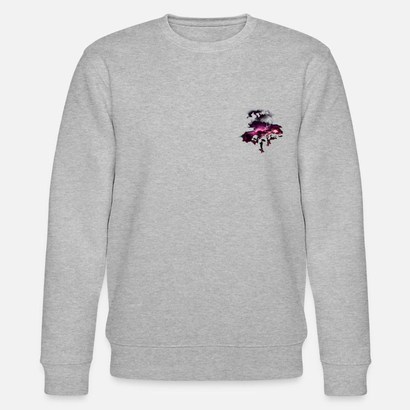 Orage éclair - Sweat bio CHANGER Stanley/Stella Unisexe - gris chiné