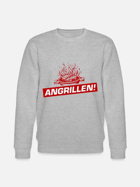 Grilling Barbecue Barbecue - Stanley/Stella CHANGER Unisex Organic Sweatshirt - heather grey
