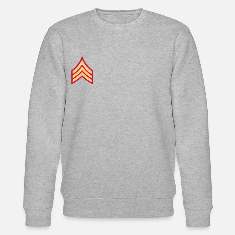 Sergeant Rank - Stanley/Stella Unisex Bio-Sweatshirt CHANGER  - Grau meliert