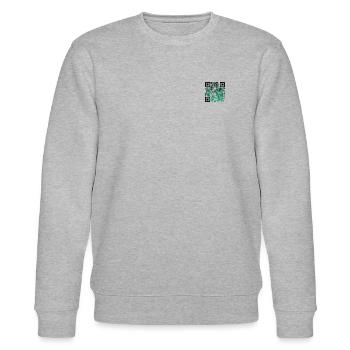 schwarz-grün - Stanley/Stella Unisex Bio-Sweatshirt CHANGER  - Grau meliert - Vorne - Nik (191cm) & Marisol (170cm)