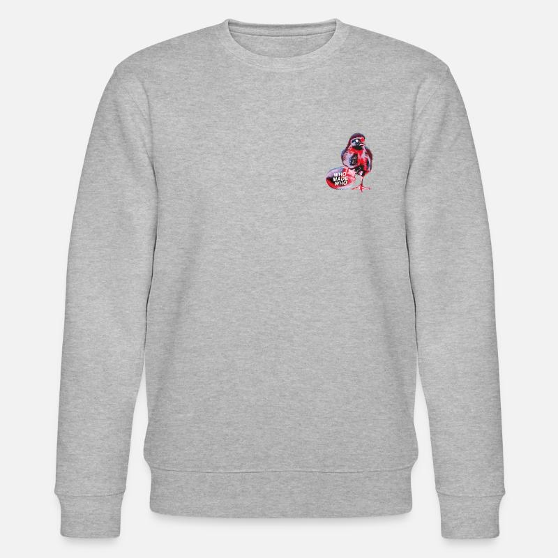 WhoMadeWho - Zombie Chick - Stanley/Stella Unisex Bio-Sweatshirt CHANGER  - Grau meliert