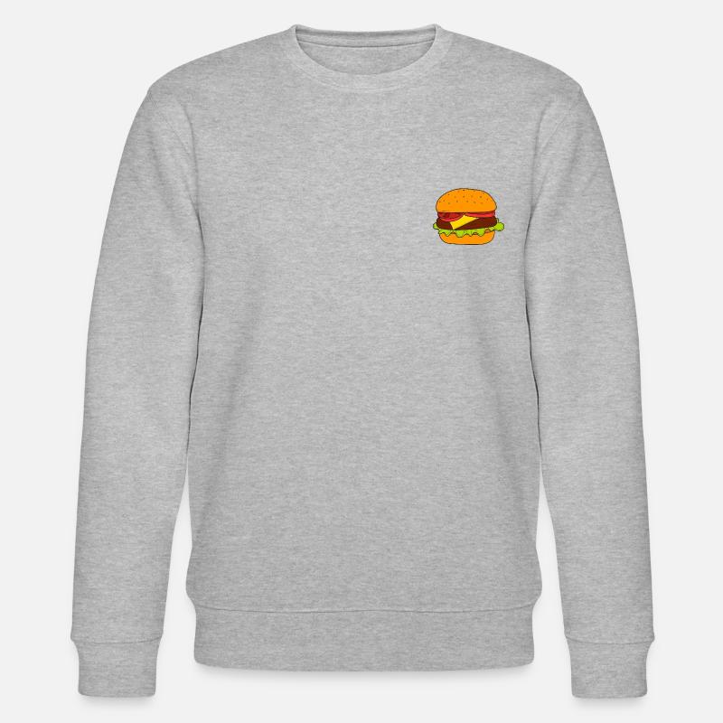 Burger - Stanley/Stella Unisex Bio-Sweatshirt CHANGER  - Grau meliert