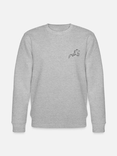 team Pferd - Stanley/Stella Unisex Bio-Sweatshirt CHANGER - Grau meliert