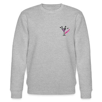prost - Stanley/Stella Unisex Bio-Sweatshirt CHANGER  - Grau meliert - Vorne - Nik (191cm) & Marisol (170cm)