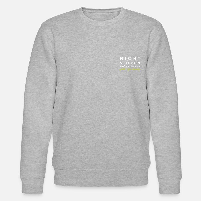 Winterschlaf - Stanley/Stella Unisex Bio-Sweatshirt CHANGER - Grau meliert