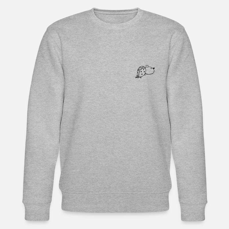 Ladybug - Stanley/Stella Unisex Bio-Sweatshirt CHANGER  - Grau meliert
