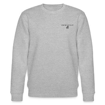 DO ONLY WHAT MAKES YOU HAPPY - Stanley/Stella Unisex Bio-Sweatshirt CHANGER  - Grau meliert - Vorne - Nik (191cm) & Marisol (170cm)