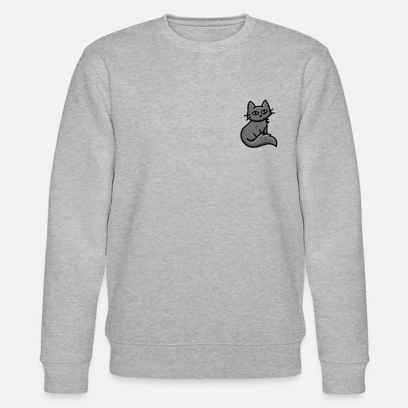 Chat comique - Sweat bio CHANGER Stanley/Stella Unisexe - gris chiné