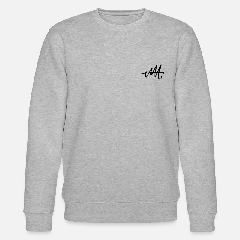 AAA Design schwarz - Stanley/Stella Unisex Bio-Sweatshirt CHANGER  - Grau meliert