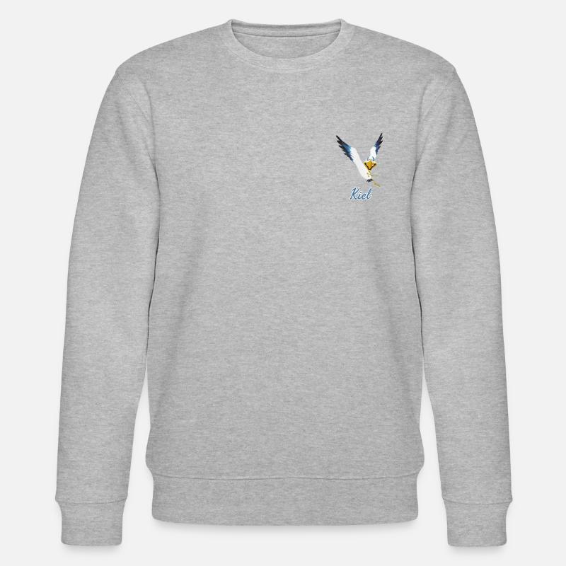 Mouette rieuse de Kiel - Sweat bio CHANGER Stanley/Stella Unisexe - gris chiné